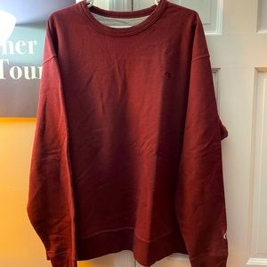 Champion Crew Neck Sweatshirt - Maroon Red - XL